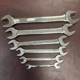Snap-on V0302b Snap-on 6pc Sae Open End Wrench Set 5/16 Inch - 1