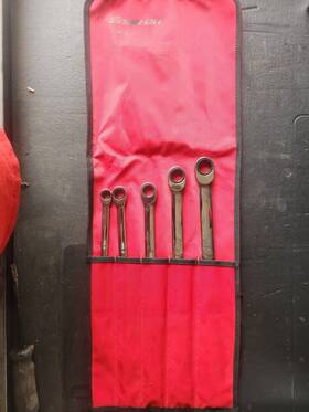 Snap-on Xdlrw705k1 Snap-on 5-piece Metric Reversible Ratcheting Box Wrench Set