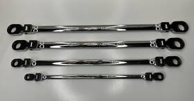 Xfrm1214 Snap-on 4 12-pt Metric Flank Drive Double Flex Ratcheting Box Wrench Xfrm Set