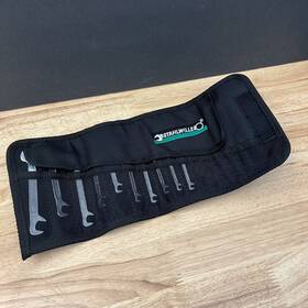 Stahlwille 018754080557 No. 12 - Open Ended Wrench Spanner Set 10 Wrenches