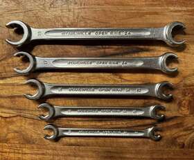 96838758 Stahlwille Germany Metric Flare Nut Line Wrench Set 8-19mm Open Ring 24