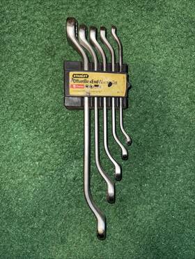 85-737 Stanley Offset Box Wrench Set Double Ended Sae 5-piece