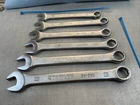 86-856-86-857 Stanley 6pc Metric 12pt Combination Wrenches 10mm - 15mm Blue