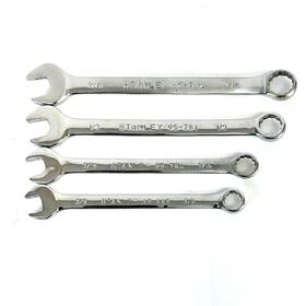95-782 Stanley Combo Wrench Set Of 4 Sae 12pt