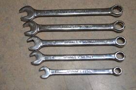 95-907 Stanley - 5pc Metric 12pt Combination Wrench Set 7mm 9-12mm