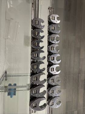 9710m Sunex 726084202429 Metric/sae Crowfoot Wrenches Set 17pc 3/8 Inch -7/8 10-18metric