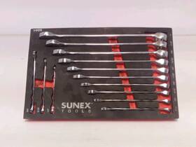 9909 Sunex 43 13 Pc. V-groove Sae Wrench Set