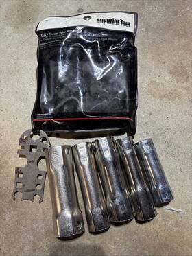 03755 Superior Tool Tub And Shower Valve Wrench Set 5 Piece Bonus