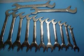 Tekton 020209055311 13 Pc Sae Angle And Open End Combo Wrench Set 7/16 To 1 1/4 Inch