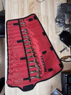 Wcb94201 Tekton Metric Combination Wrench Set With Pouch 15-piece 8 - 22mm