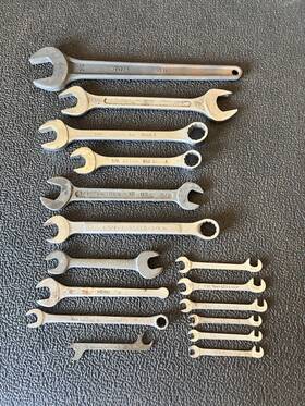 Top Industry Top Industry 975180612120 29 2-f1 Single Mouth Spanner Round Shape Opposite Action Hoshi Sup Wrench