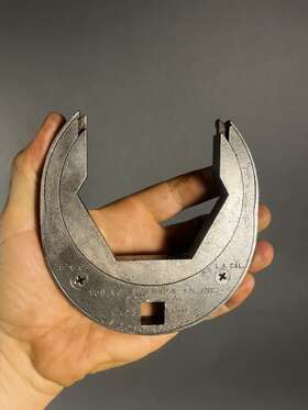 9038 Tubing Appliance Co. 2-3/8 Inch Ratcheting Crowfoot Wrench. Proto-tubing Company. Tac