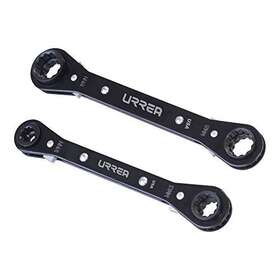 Urrea 660731627282 4in1 Ratcheting Wrench Set 2piece 8mm19mm 12point Reversible Boxend
