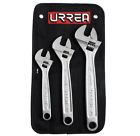 Urrea Newl 8 In 10 12 Rubber Grip Adjustable Chrome Wrench Set 3 Piece 660731621167