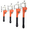 Us-2l31068 Costway Adjustable Heavy Duty Pipe Wrench Set Monkey Heat Treated