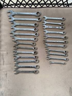 Various Brands 717056125631 Miscellaneous Metric Combination Wrenches 24 Pieces
