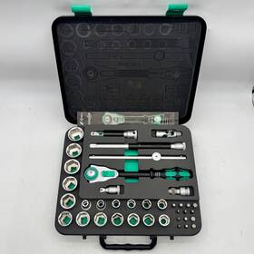 05003647001 Wera 5003647001 Zyklop 8100 Sc4 1/2 Inch Drive 38-piece Sae Socket Wrench Set