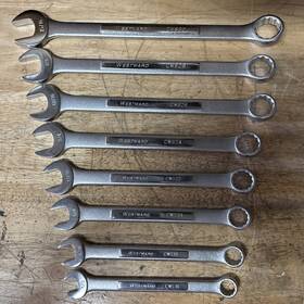 Westward Cws16-cws30 8 Pcs Combination Wrench 15/16 7/8 13/16 3/4 11/16 5/8 9/16 1/2