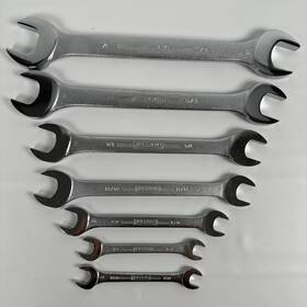 1029c Williams Superrench Double Open End Wrench Set Sae Made In Usa 1 Metric