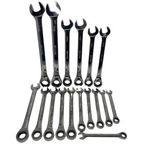 Jhmws1126nrc Williams Mnrc Metric Ratcheting Wrench Set 14mm 32mm 17pc Used