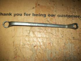 No.w8729 Williams Vintage Superrench 3/8w Inch And 5/16w Whitworth Offset Box Wrench 12 Point