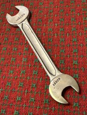 H2851 Wizard Vintage Tools 14mm 15mm Wrench Usa