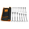 Wr162m Wen Reversible Ratcheting Metric Combination Wrench Set With 313105162185