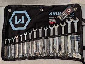 Wright Tool 076799009524 Wrightgrip 2.0 12 Point Combination Wrench Set 15 Piece Metric 952