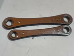 Craftsman Ratchet Double Box End Wrenches 943684 943685 Usa. Fixed Price $24.99.