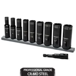Husky 3/8 In. Drive Thin Wall Deep Metric Impact Socket Set 6-POINT (10-PIECE). Fixed Price $24.99.