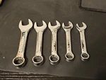 Husky Stubby Sae Combination Wrenches 5-PCS. Fixed Price $9.75.