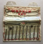 Vintage, # 3973-OXWALL Wrench SET-18 Pc-made Usa-nickle Plated. Fixed Price $19.00.