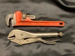 Vintage Craftsman Pipe Wrench 55676 And Vise Grip Usa (2PC). Fixed Price $25.00.