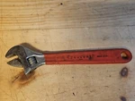 Vintage AC110C Crescent Usa Adjustable Wrench Steel Red Handle. Fixed Price $15.00.