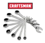New Craftsman 144 Position Ratcheting Wrench Sae Or Metric Set Of 8 16. Fixed Price $69.95.
