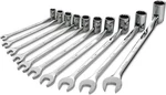 Sk Professional 86142 10-PIECE 12-POINT Metric Flex Combination Wrench Set, Usa. Fixed Price $526.97.