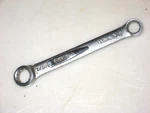 New 3/8" 7/16" 12-PT Short Box End Wrench, 15-DEGREE Offset, Easco # 62314. Fixed Price $14.99.