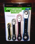Pittsburgh 4PC Metric Offset Ratchet Wrench 6/8, 10/12, 11/13 & 14/17 #68833. Fixed Price $19.91.