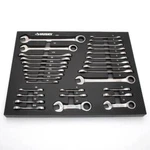 Husky Ratcheting 72 Tooth Box-end Wrenches Sae Metric Set 30 Piece With Eva Tray. Fixed Price $239.19.