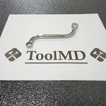 Snap-on Tools Usa New 11MM & 13MM Metric 12-POINT S-shaped Box Wrench SBXM1113. Fixed Price $91.95.