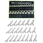 Grip 21 Pc Jumbo Service Wrench Set Sae - Sizes From 3/4" Up To 2" Chrome P.... Fixed Price $186.61.
