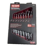 Icon (WRFS-8) Professional Flex Ratcheting Wrench Set 8-PIECE (56428)..FREE S&h!. Fixed Price $79.95.