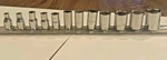 12 Pc. 1/4" Dr. Metric Socket Set 4.5-14MM. (11) Craftsman & Pittsburgh. New. Fixed Price $9.75.