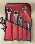 Mac Tools Ratcheting Wrenches Set. No. RBW50S Kit Bag RBW-50-K. Fixed Price $99.99.