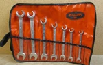Rare Vintage Williams Superrench Combination Flare Nut Open End Wrench Set Pouch. Fixed Price $195.00.
