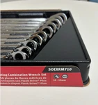 Snap-on SOEXRM710 Metric Reversible Ratcheting Wrench Set 10-19MM Mint. Fixed Price $470.00.