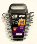 Craftsman Tools Usa Standard Sae (944125) Combination 8-PC Wrench Set New. Fixed Price $39.99.
