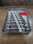 Craftsman 11 Pc 7-17MM Metric 12 Point Combination Wrench Set -va- 46898 Usa. Fixed Price $120.00.