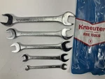 Vintage Kraeuter 57505 Double Open Ended Wrench Set, 1/4" To 3/4" - Made Usa. Fixed Price $26.99.