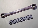 Scarce! Usa Craftsman -va- 42595 12MM/13MM Ratcheting Box Wrench-a++. Fixed Price $29.00.